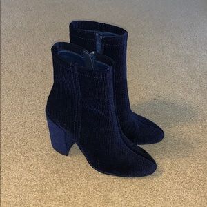 Corduroy booties